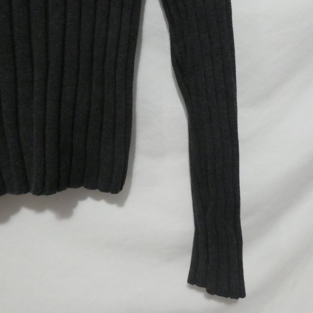 DKNY ACTIVE | medium | Striped Ribbed Turtleneck Long Sleeve Sweater - Picture 14 of 14
